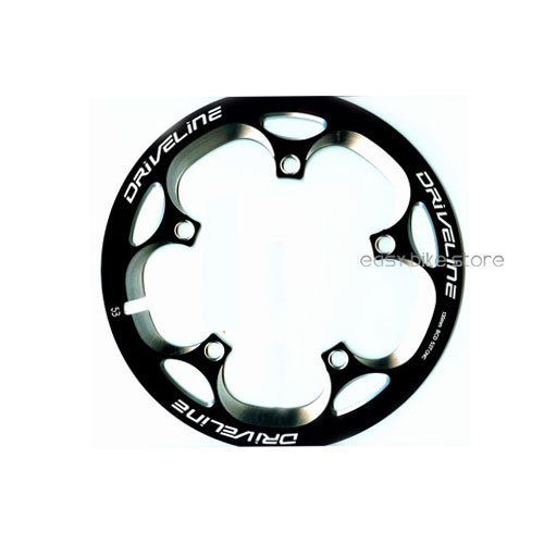 Driveline Crank Chain Guard Road Bike 50T BCD 130 Black