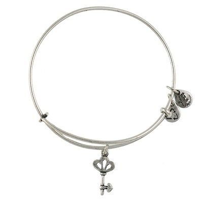 alex and ani skeleton key expandable wire bangle time left