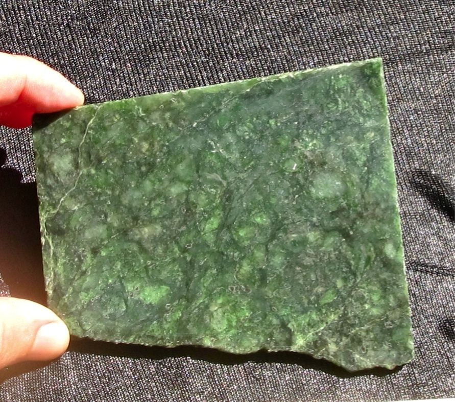 Big Sur Jade Large Slab from  california RARE 4 2 oz or 120 Gram 