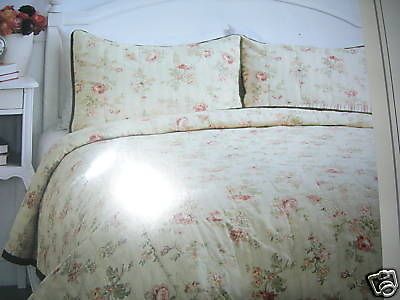 armoire antique wallpaper twin quilt sham set new time left