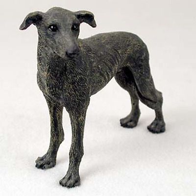 Greyhound Hand Painted Collectible Dog Figurine Statue Brindle