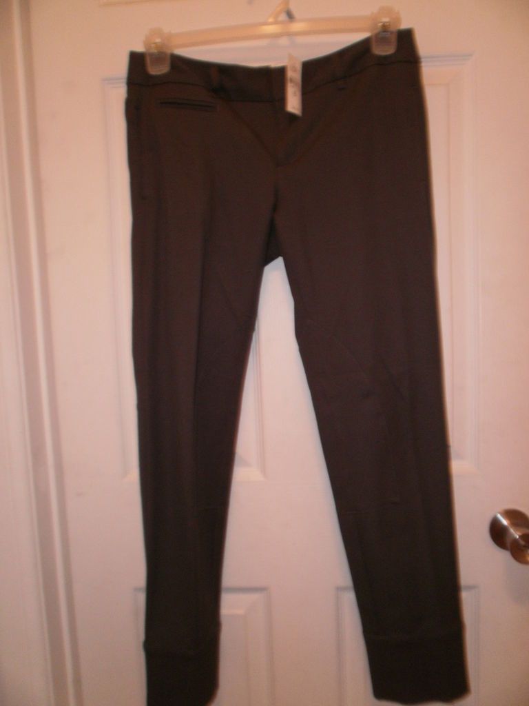 ann tylor loft gray womans pants size 6 l k