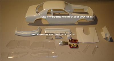   Lot/Body FORD T BIRD PRO STOCK 1/24 Scale GMS CUSTOMS SLOT BODY PARTS