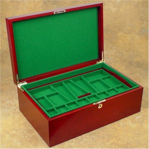 Chess Coffer Billiard Cloth Sets Pieces Storage Premium Large Club 