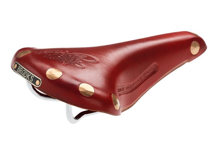 Brooks Team Pro Saddle Red Leather Boston Naccc Limited