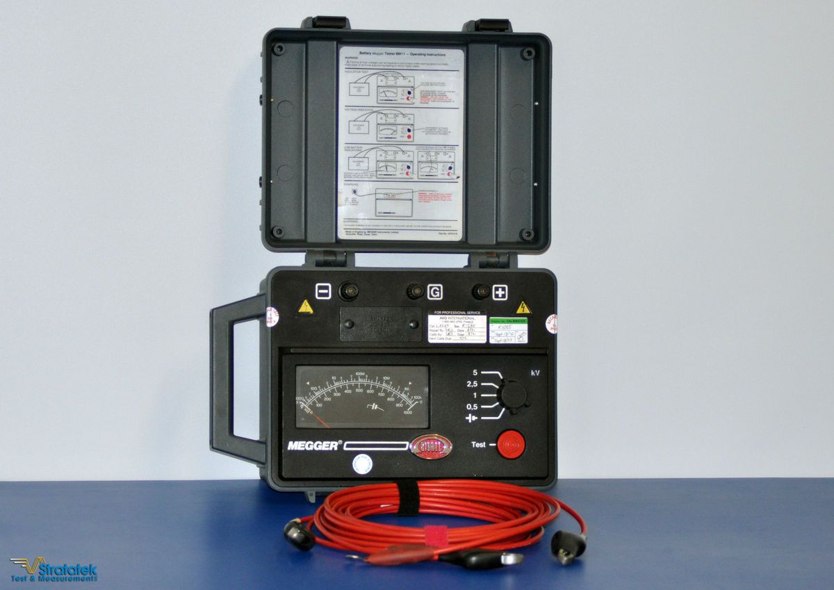 AVO Biddle Megger BM11 218650 5kV MegOhmMeter Insulation Tester NIST 