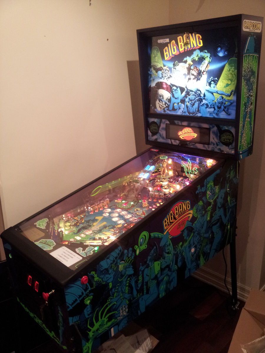 Capcom Big Bang Bar Pinball Machine 4 of 191 1996 Coin Op RARE 