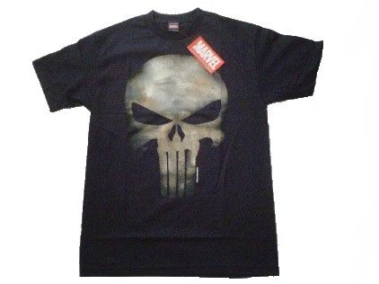 PUNISHER NO SWEAT SKULL LOGO FRANK CASTLE Marvel tee t shirt S M L XL