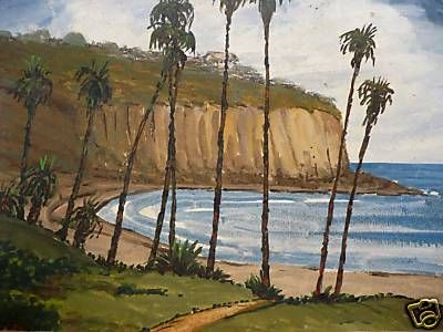 William Dudley Laguna Beach Oil California Listed