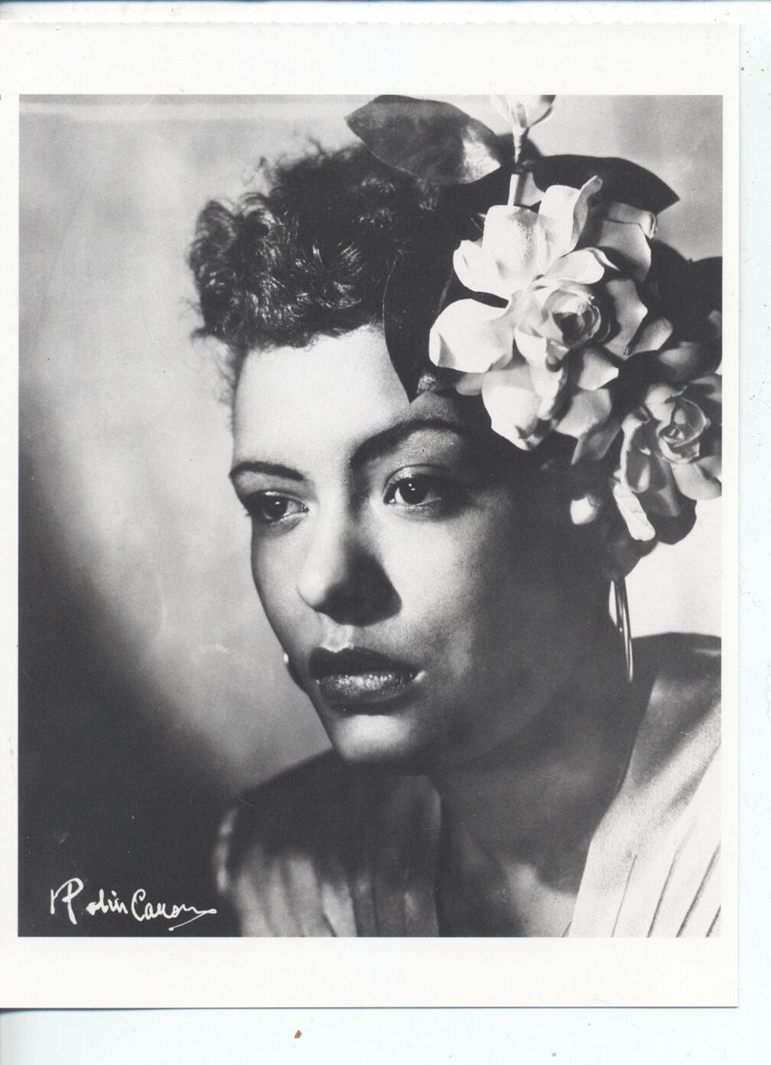 Billie Holiday Jazz Singer Woman Black Americana African American 