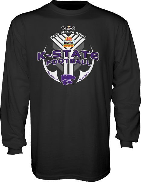 Kansas State Wildcats 2013 Fiesta Bowl Bound Long Sleeve T Shirt 