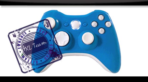   Fire Blue Modded Controller Gow Gears 3 Cod MW2 Black Ops MW3