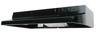 30 Black Variable Speed Ductless Range Hood 200CFM New