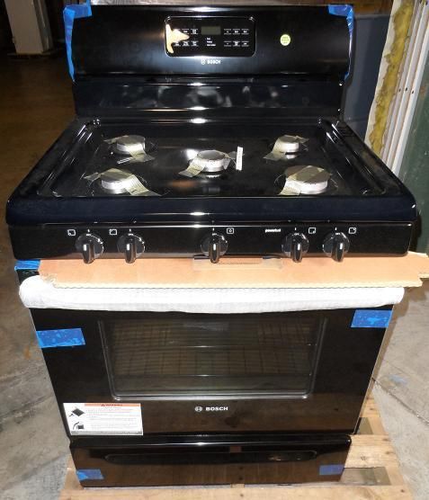 Bosch HGS3063UC 30 Freestanding Gas Range Black