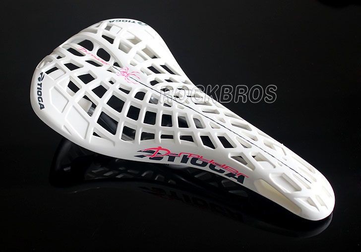   Spyder Saddle Seat BMX Racing MTB Fixed Gear Fixie White