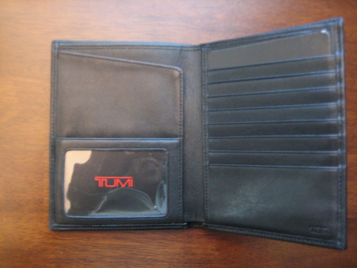 Tumi Ballistic Nylon Leather 9 Slot Passport Case New with Tag No Box 