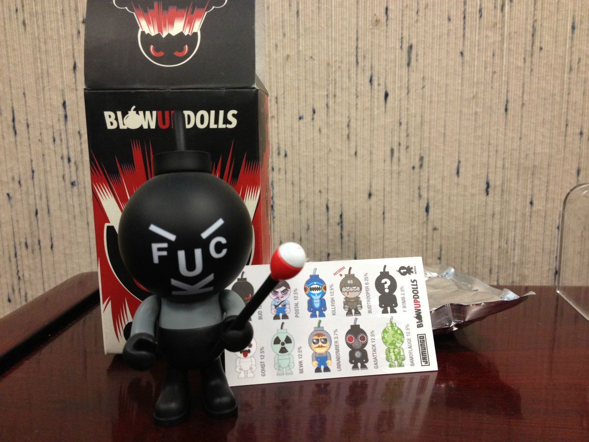 Bomb BUD Jamungo F Bomb blow up doll kidrobot juxtapoz squadt S1Ferg 