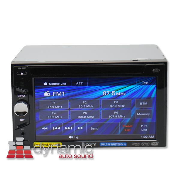   Indash 6 1 LCD Touchscreen Car Receiver Built in Bluetooth New