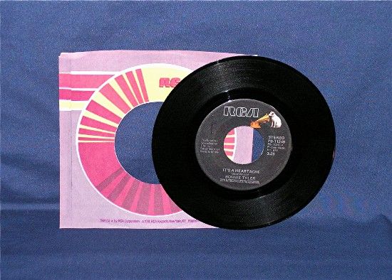 Bonnie Tyler Its A Heartache 45 RPM RCA 11249 NM