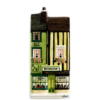 The Bookshop, Hay on Wye. By Hazle Ceramics. Nation of Shopkeepers 