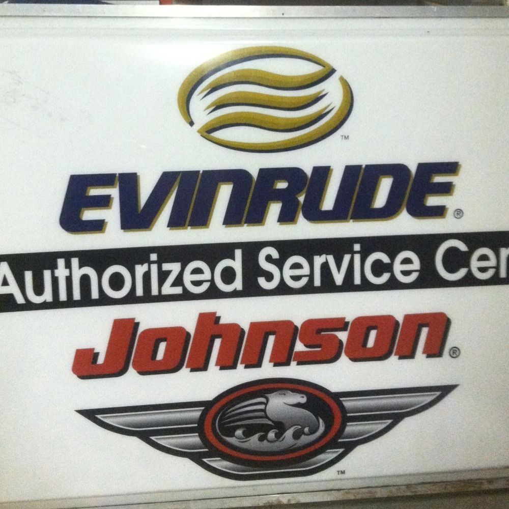  Johnson, Outboard, Boat Motors, Dealer Sign, Collector, Fishing, Boats