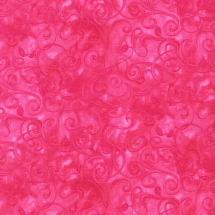 Robert Kaufman Fusions 5572 108 Fuchsia Scrolls