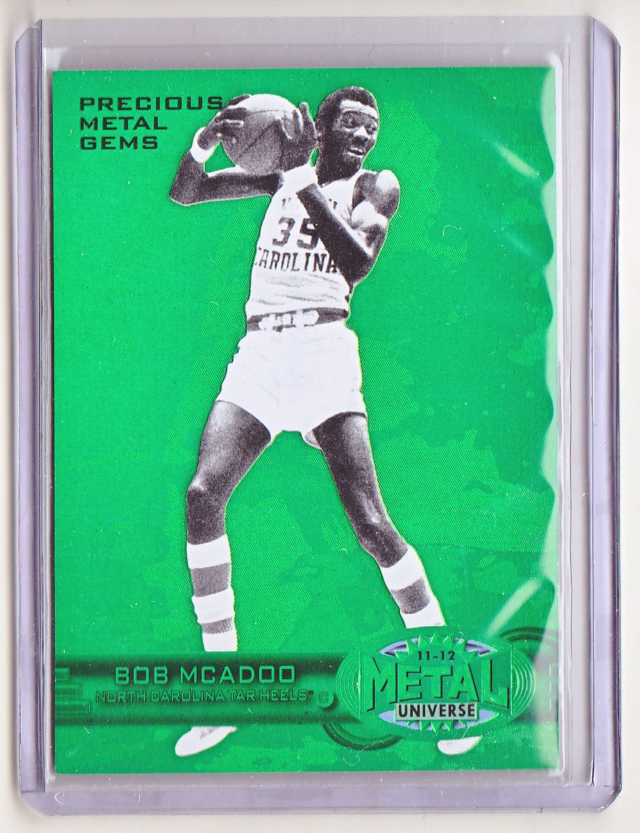 Bob McAdoo 11 12 Fleer Retro Metal Universe Precious Metal Gems 02 10 