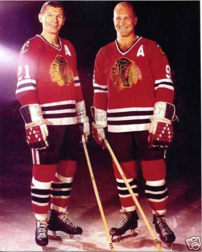 Stan Mikita Bobby Hull Chicago Blackhawks Hockey Photo