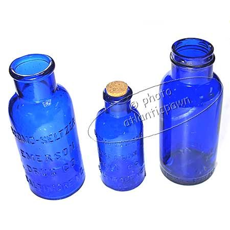 ANTIQUE BROMO SELTZER EMERSON DRUG CO BOTTLES