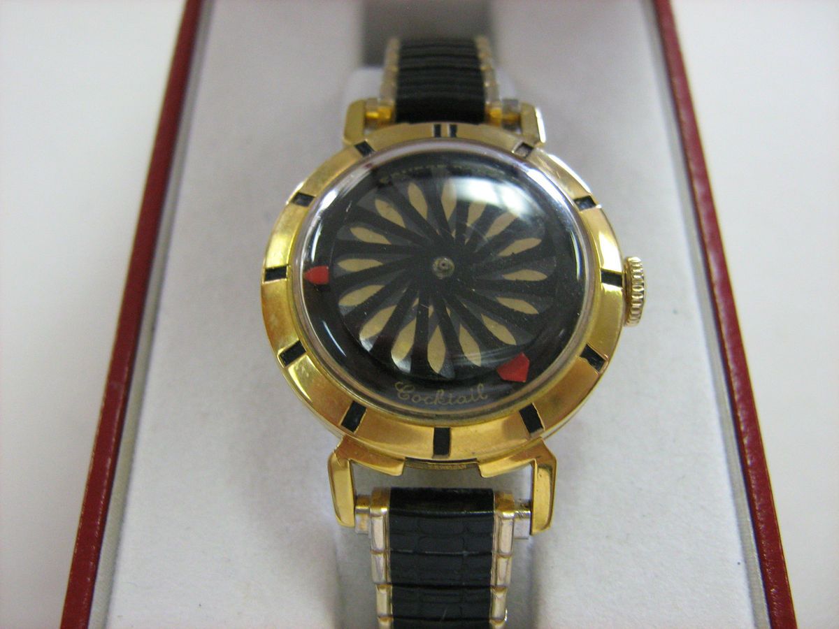 Borel Ladies Cocktail Kaleidoscope Vintage Watch 78A