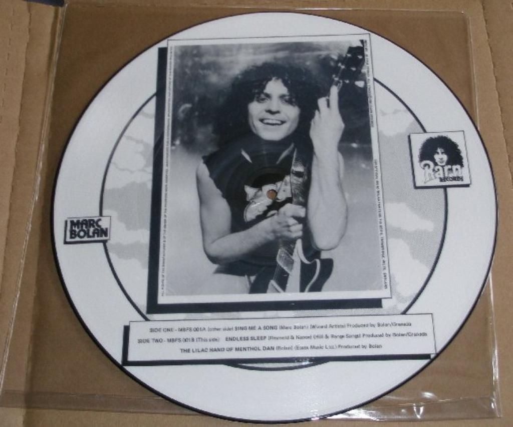 Marc Bolan T Rex 12 Single Picture Disc 45 RPM Tyrannosaurus Rex 