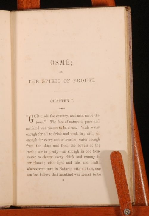 1853 Osme Spirit of Froust John Bolland First Edition