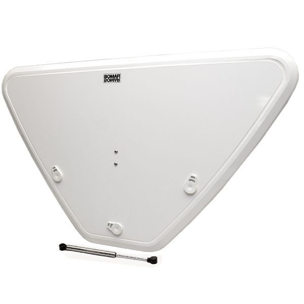 BOMAR N1063 10H LCWAP 36 X 20 1/2 INCH WHITE BOAT ESCAPE HATCH (SINGLE 