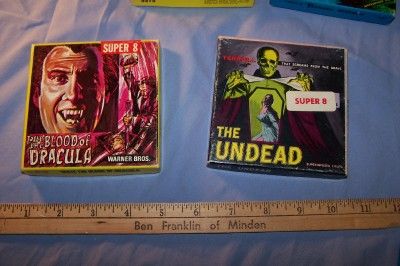 Vintage Monster Horror Super 8mm Ken Films Lot of 7 Vampire Werewolf 