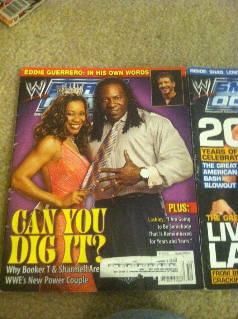 Booker T Sharmell WWE SmackDown wrestling Magazine January 2006 WWF 