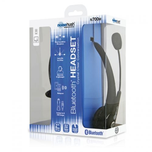   Handsfree Bluetooth Multipoint Headphone Headset w Mic Boom