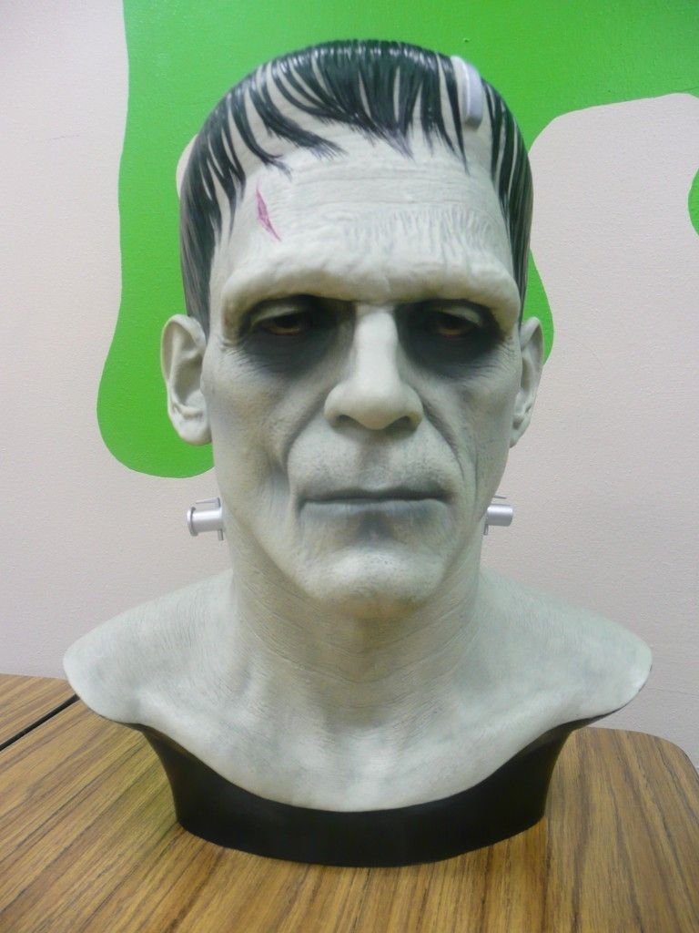 Boris Karloff Frankenstein Miles Teves Cine Art Bust