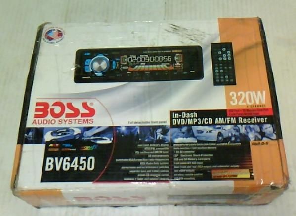 Boss BV6450 In Dash DVD, CD, , AM/FM Receiver with USB/SD/Aux 