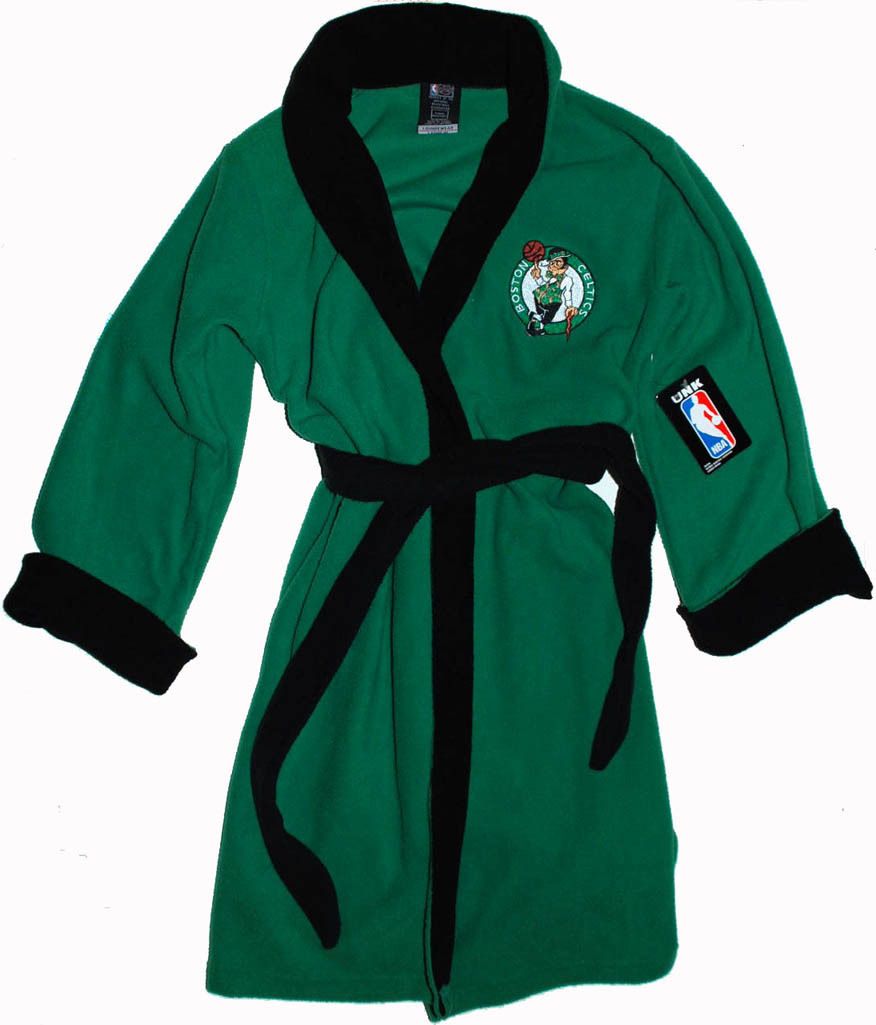 Boston Celtics Boys Bathrobe Size 5 UNK NBA