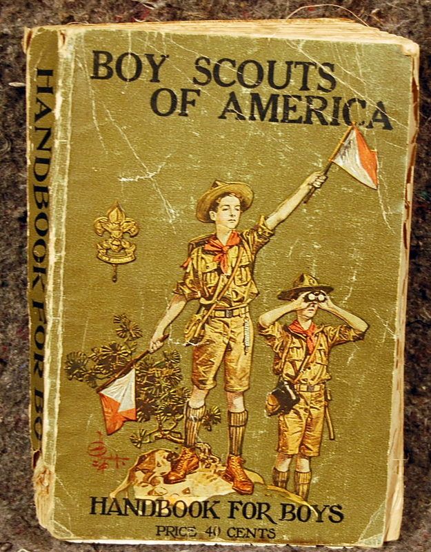 1927 Vintage Boy Scouts of America Handbook for Boys