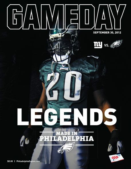 Brian Dawkins Jersey Retirement Night Program Philadelphia Eagles 