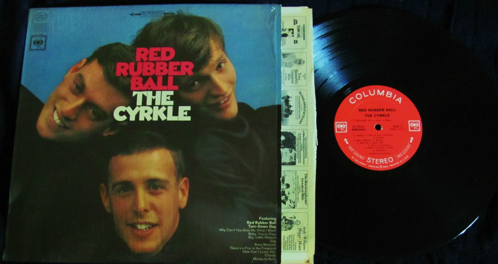 1966 ORIG ~ THE CYRKLE ~ RED RUBBER BALL ~ BEATLES JOHN LENNON 