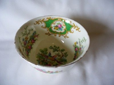 1930s Bone China Sugar Bowl   Foley China   Broadway Pattern