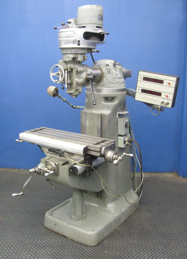 Bridgeport 9 x 32 Vertical Milling Machine w Sargon DRO