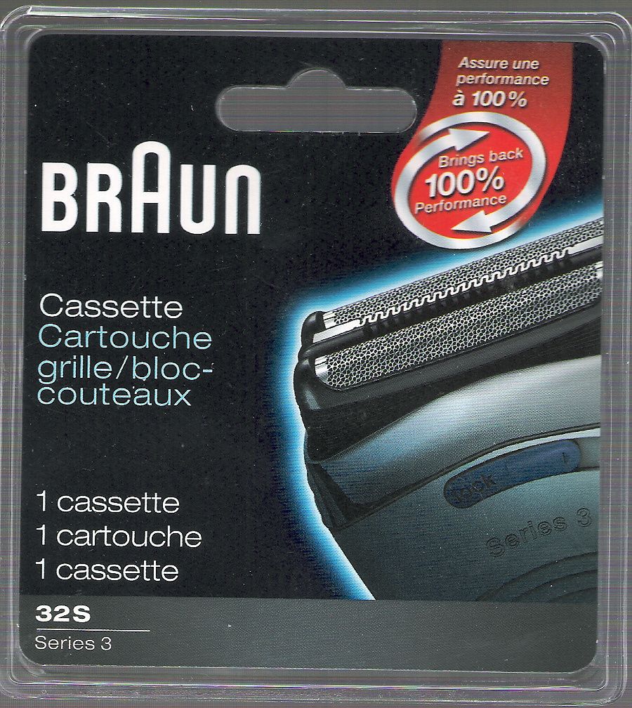 Braun 32S Series 3 Cassette Replacement Parts New