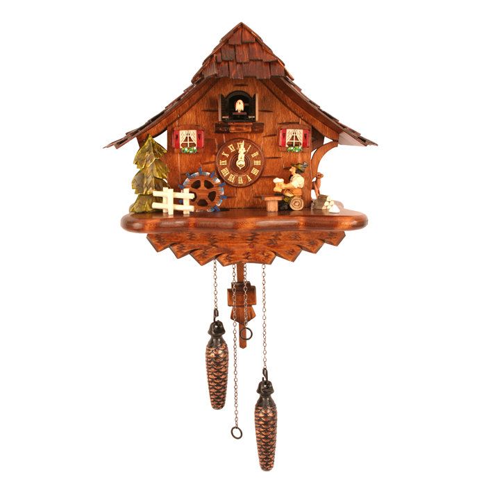 Black Forest Cuckoo Clock With Beer Drinker, from Brookstone