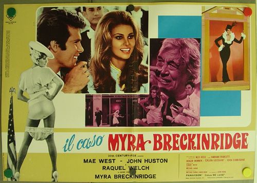 DD47 Myra Breckinridge Raquel Welch Sexy Poster Italy E