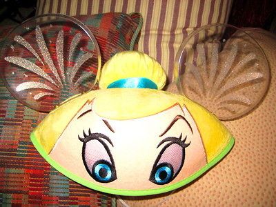 DISNEY MINNIE MOUSE EARS TINKERBELL HAT  WALT DISNEY WORLD MAGIC 