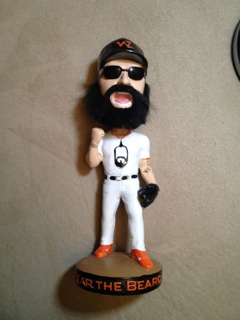 SF Giants Brian Wilson Fear the Beard Bobblehead Limited Edition