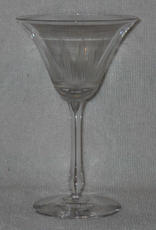 Bryce Crystal Cascade Pattern Liquor Cocktail Stem 785